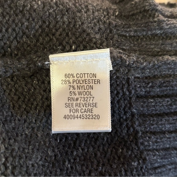 Sonoma Men's Charcoal Crew Neck Sweater - Picture 7 of 8